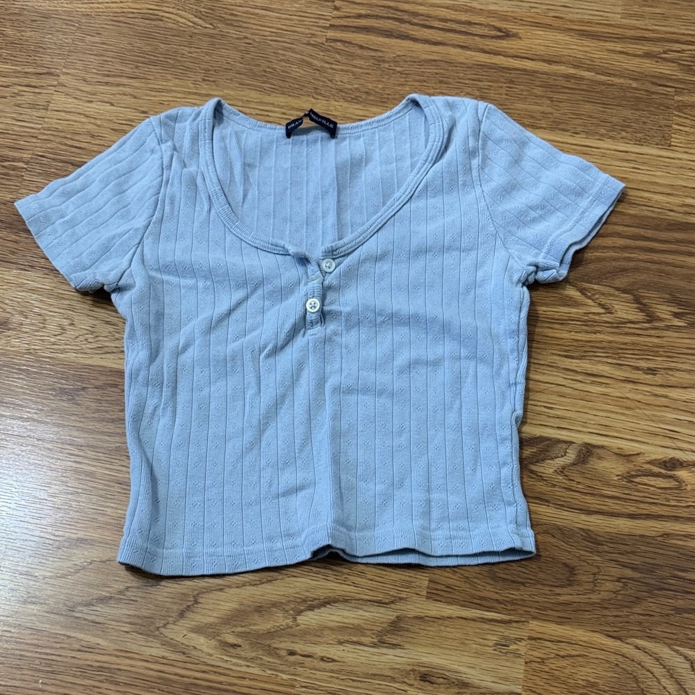 Baby Blue Brandy Melville Top